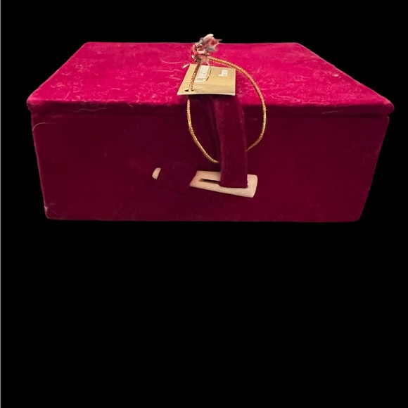 NWT Dillard’s Collectible Cloisonné Ornament Floral Purse - Picture 5 of 5